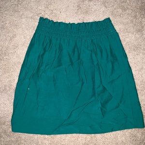 Green J-Crew skirt